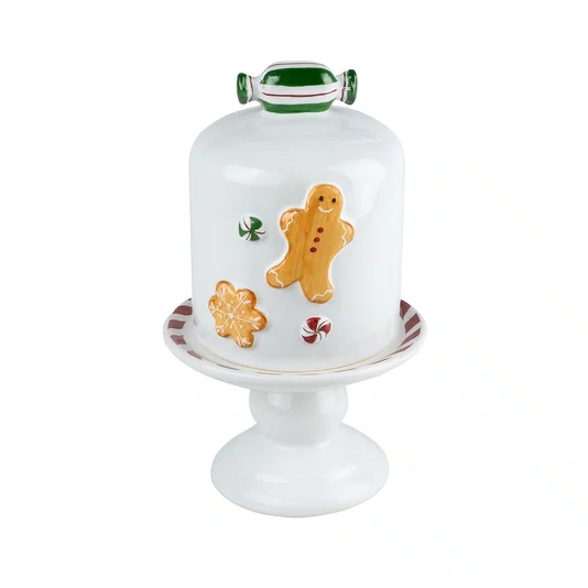 Porta Panetone P Gingerbread Luiz Salvador 15cm x 26cm