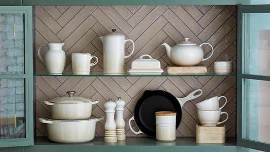Porta Utensílios de Cerâmica Le Creuset Meringue