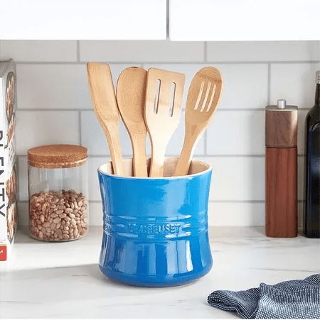 Porta Utensilios de Cerâmica Signature Le Creuset Azul Marseille 2,3 L
