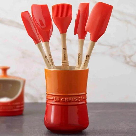 Porta Utensílios de Cerâmica Signature Le Creuset Laranja 1 L