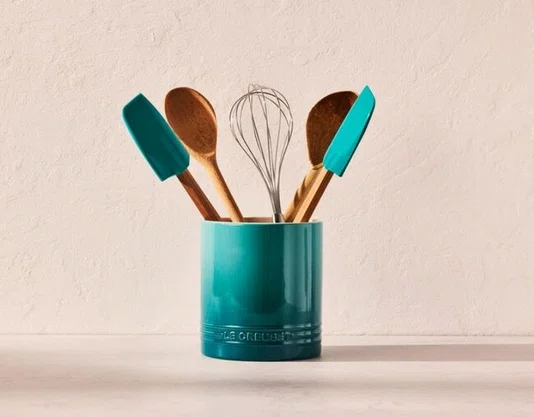 Porta Utensílios Reto Signature Le Creuset Bleu Riviera 2,5 Litros