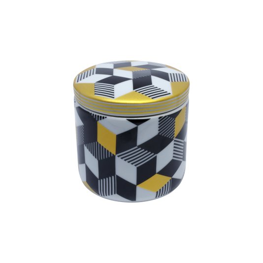 Pote 10 com Tampa Mini Cubes Studio Cris Azevedo