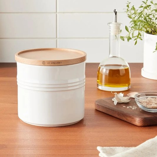 Pote Com Tampa Le Creuset Branco 1,1 L