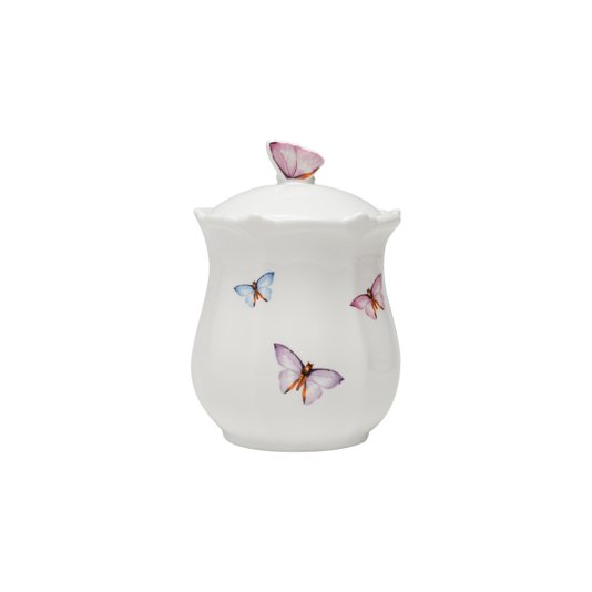 Pote de Porcelana com Tampa Borboletas Rojemac 660 ml