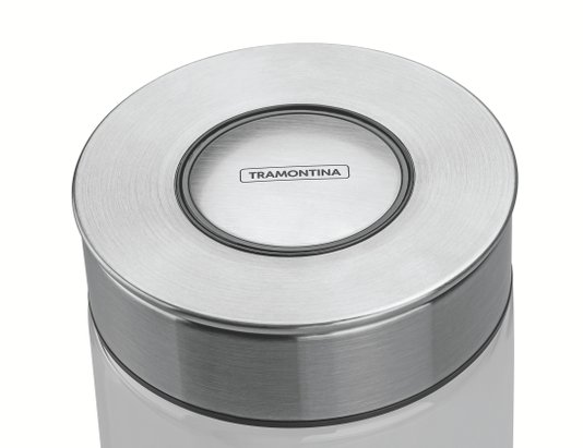 Pote de Vidro com Tampa Inox Purezza Tramontina 1 L
