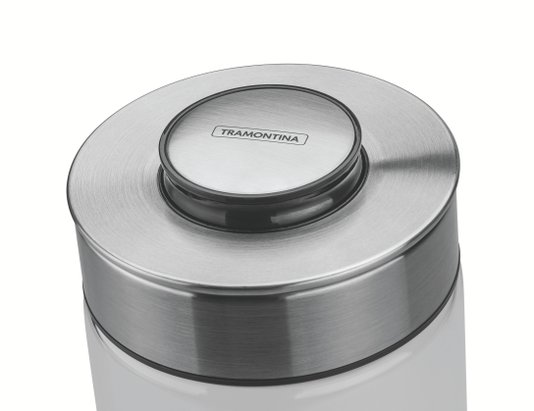 Pote de Vidro com Tampa Inox Purezza Tramontina 1 L