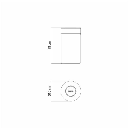 Pote de Vidro com Tampa Inox Purezza Tramontina 1 L