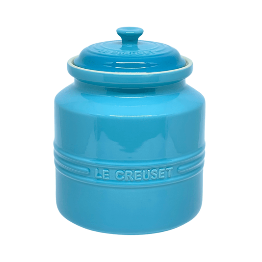 Pote Para Biscoito Le Creuset Azul Caribe 2,4L