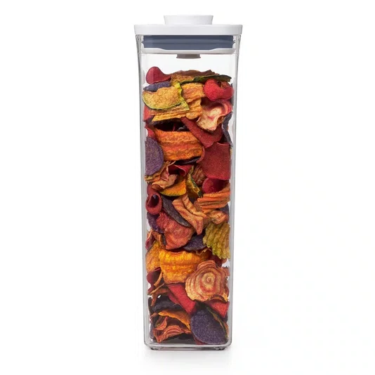 Pote Pop Quadrado Acrílico Oxo 2,1 L