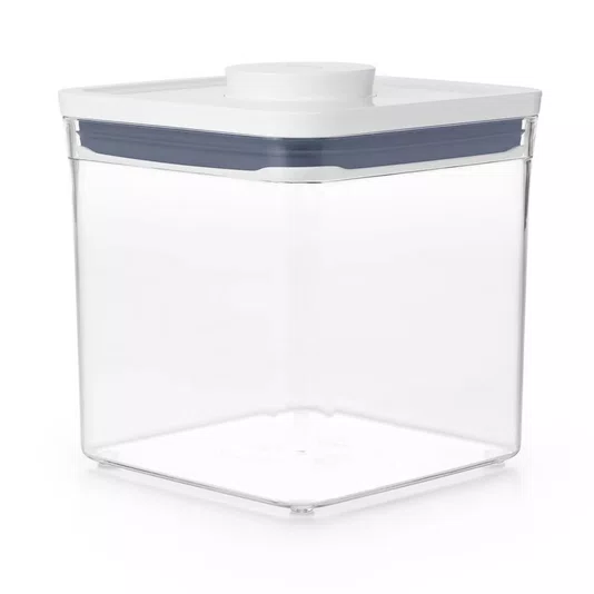 Pote Pop Quadrado Acrílico Oxo 2,6 L Pote Pop Quadrado Acrílico Oxo 2,6 L