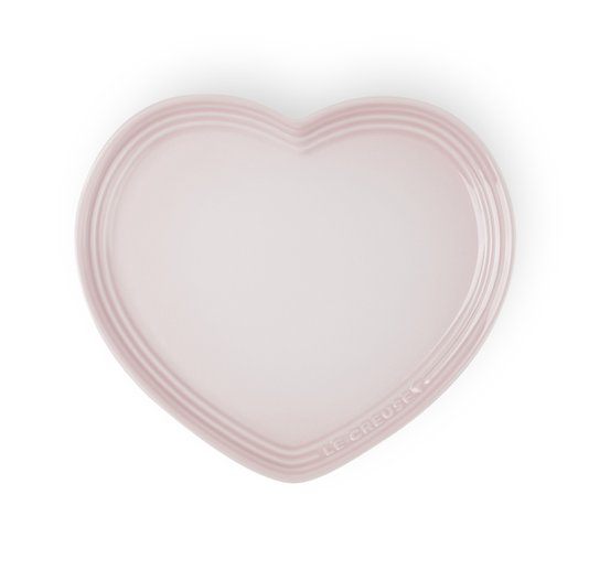 Prato Coração Le Creuset Shell Pink 23 cm