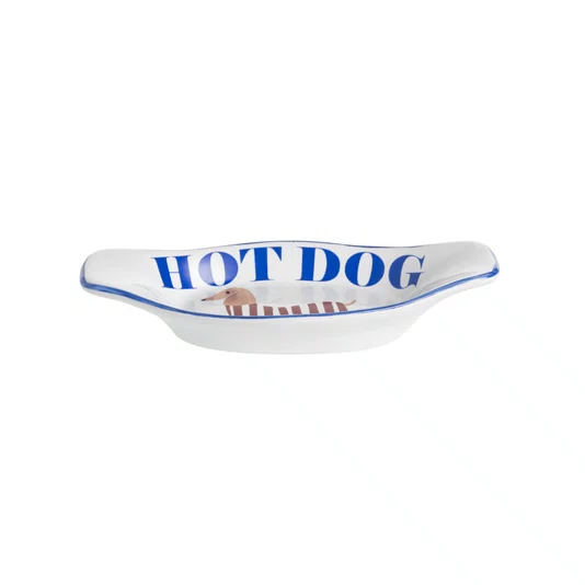 Prato de Cerâmica Hot Dog 23 cm