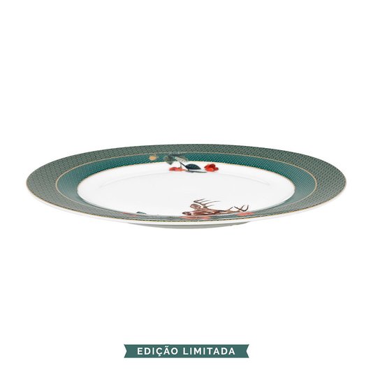 Prato De Jantar Deer Winter Wonderland Pip Studio Verde 27 cm