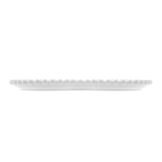 Prato de Porcelana Coração Bon Gourmet Branco