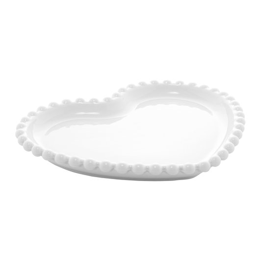 Prato de Porcelana de Coração Rojemac