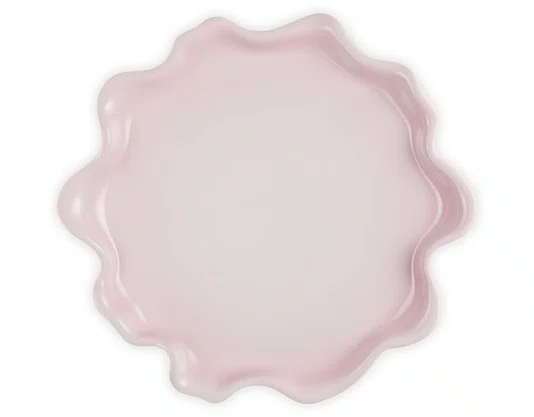 Prato De Servir Ruffle Le Creuset Shell Pink 36cm