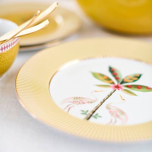 Prato De Sobremesa La Majorelle Pip Studio Amarelo 21 cm