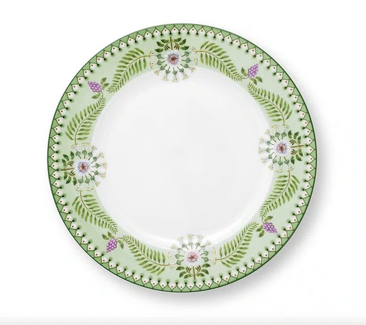 Prato de Sobremesa Lily&Lotus Pip Studio Verde Claro 23 cm