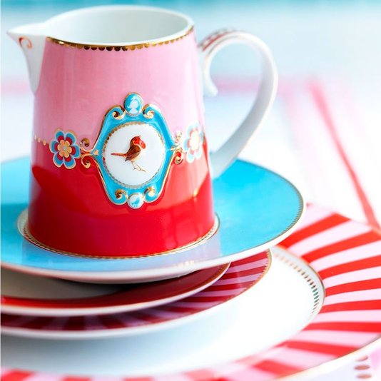 Prato de Sobremesa Love Birds Pip Studio Azul 21 cm