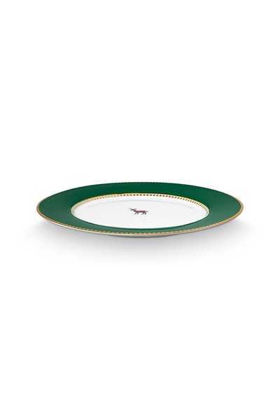 Prato de Sobremesa Love Birds Pip Studio Verde Escuro