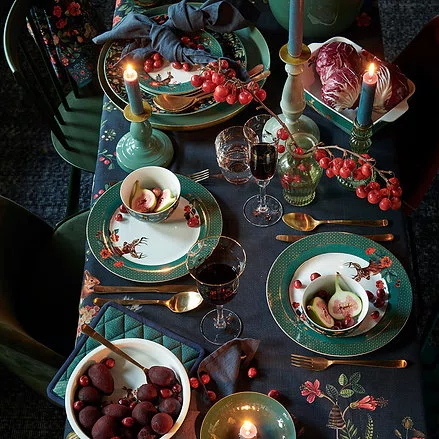 Prato De Sobremesa Rabbit Winter Wonderland Pip Studio Verde
