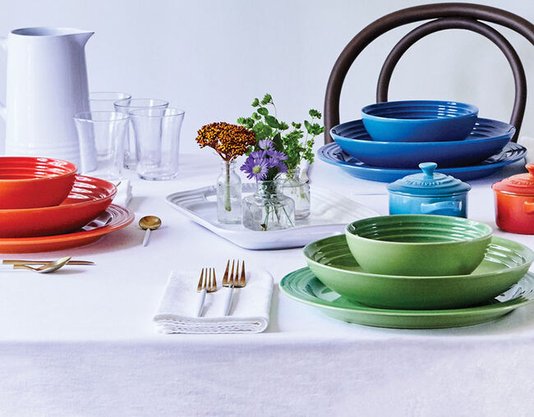 Prato Fundo Cerâmica Le Creuset Azul Caribe 25cm