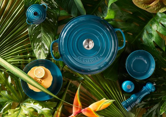 Prato Fundo Cerâmica Le Creuset Deep Teal 22cm
