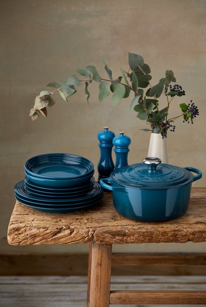 Prato Fundo Cerâmica Le Creuset Deep Teal 22cm