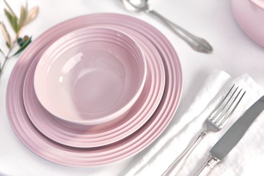 Prato Fundo Le Creuset Shell Pink 22 cm