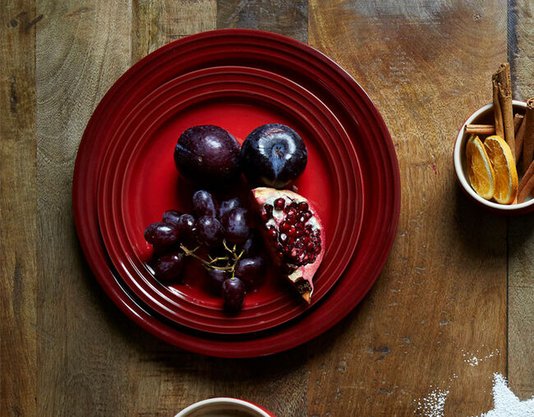 Prato Raso Cerâmica Le Creuset Vermelho 22 cm