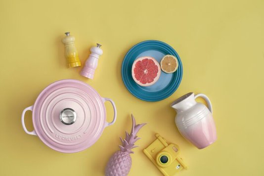 Prato Raso de Cerâmica Le Creuset Azul Caribe 22 cm