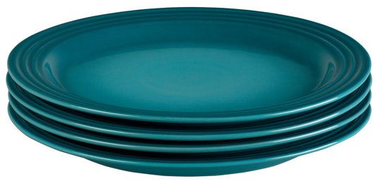 Prato Raso de Cerâmica Le Creuset Azul Caribe 27 cm