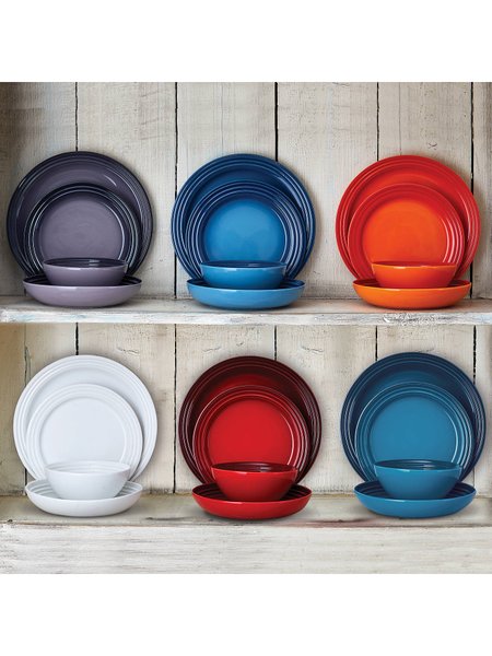 Prato Raso de Cerâmica Le Creuset Branco 22 cm
