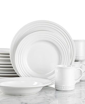 Prato Raso de Cerâmica Le Creuset Branco 22 cm