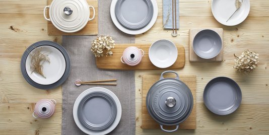 Prato Raso de Cerâmica Le Creuset Branco 22 cm
