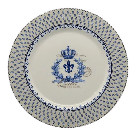 Prato Raso Jantar Blue Dream Finecasa 27 cm