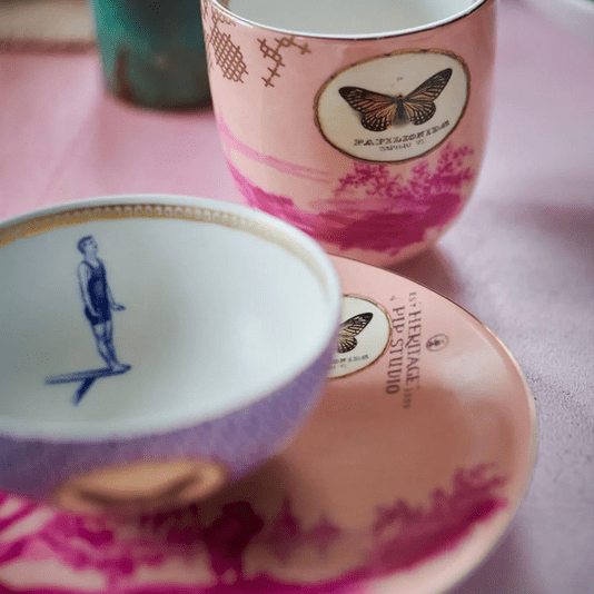 Prato Raso Paint Heritage Pip Studio Rosa 18 cm