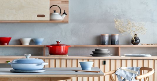 Prato Redondo Fundo em Cerâmica Le Creuset Flint 22 cm