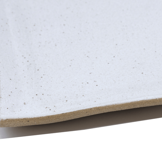 Prato Retangular Cerâmica GMA Talheres Branco G 50x20 cm