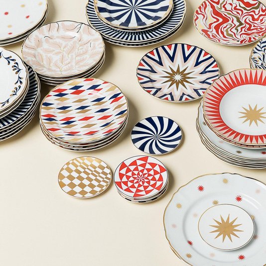 Prato Sobremesa Abracadabra Bitossi Home 20,5 cm
