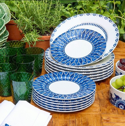 Prato Sobremesa Azure Lux Vista Alegre 21 cm