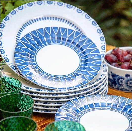 Prato Sobremesa Azure Lux Vista Alegre 21 cm