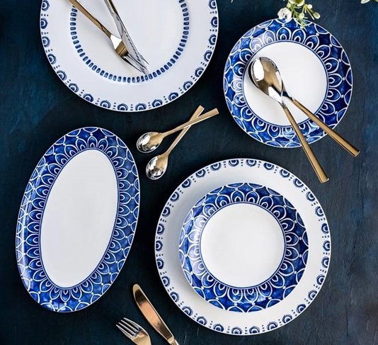 Prato Sobremesa Azure Lux Vista Alegre 21 cm