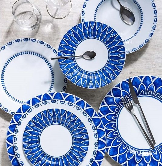 Prato Sobremesa Azure Lux Vista Alegre 21 cm