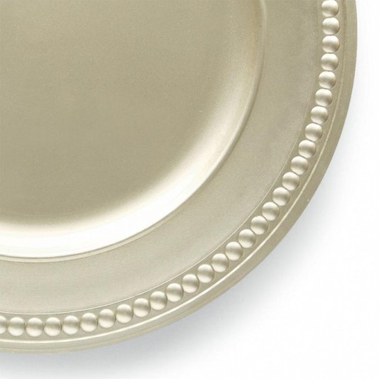 Prato Sousplat Galles Dots Copa & Cia Champagne