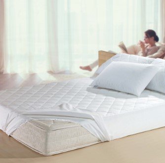Protetor De Colchão Queen Com Elastico Impermeavel Branco Altenburg 1,58 x 1,98 m