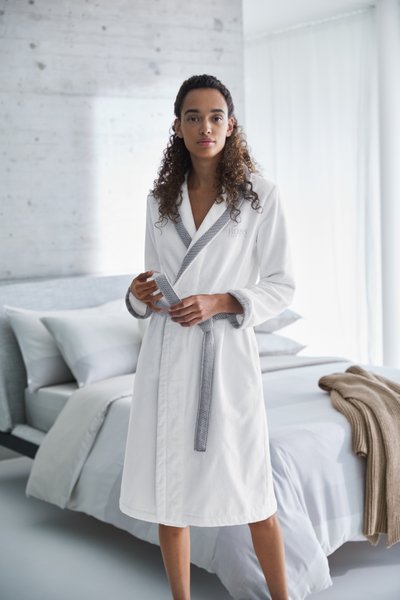 Roupão Masculino Lord Hugo Boss Home Branco GG