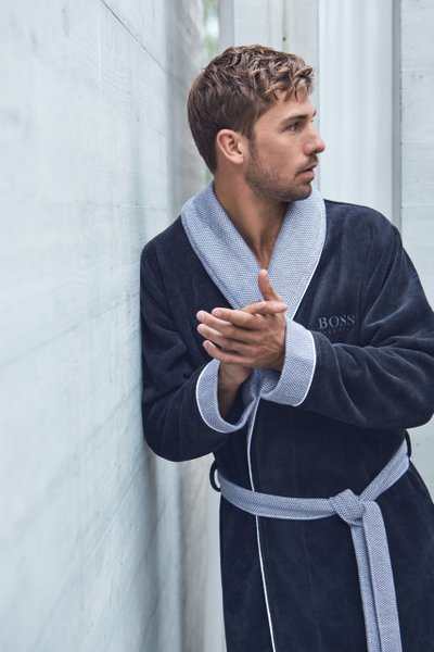 Roupão Masculino Lord Hugo Boss Home Marinho XGG