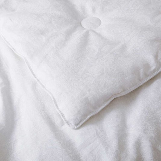 Recheio Duvet Queen Silk Seda Yves Delorme Branco  2,60 x 2,40 m