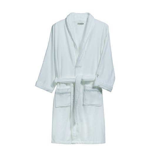 Roupão Feminino Amália G Trussardi Branco/Nocciola